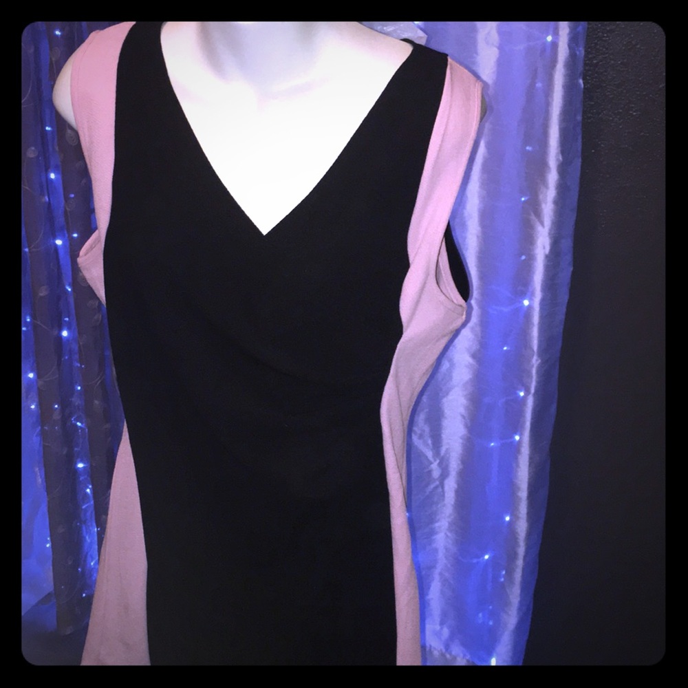 Black/pink dress